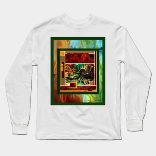 Geometric Freeform Long Sleeve T-Shirt